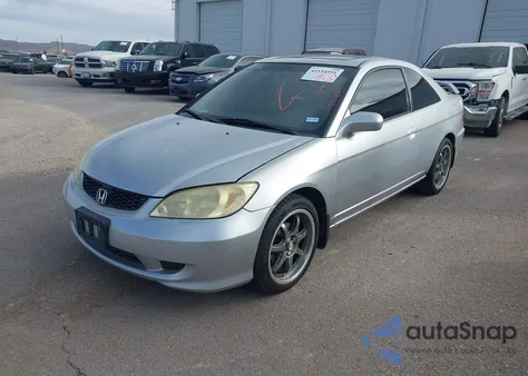 2005 Honda Civic Ex z USA, uszkodzony, nr VIN 1HGEM22995L013404